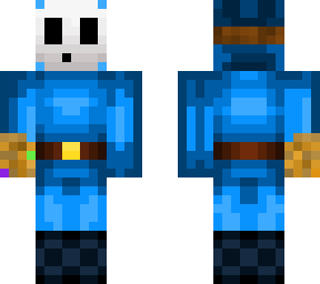 blue shy guy thanos