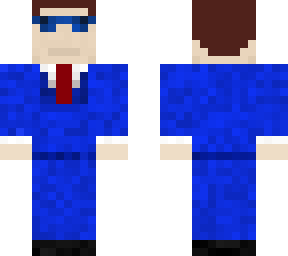 blue suit dude
