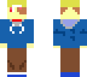 blue sweater kid