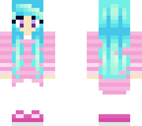 blues and pinks