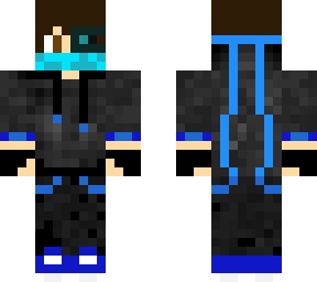 boy cyborg with hoodie