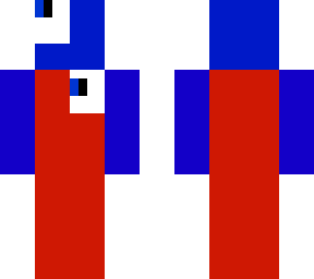 crazy minecraft skin
