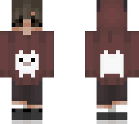 edit, girl in cat hoodie