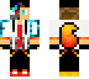 firedissaster101 skin dark fire cyborg