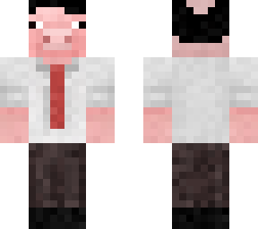 generic office worker man/pig