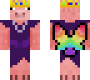 techno girl pig
