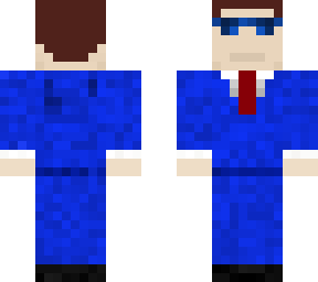 backwards blue suit dude