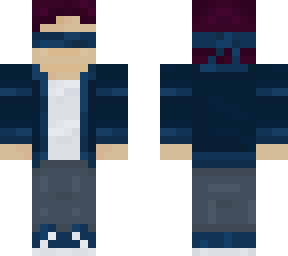 blue blindfold