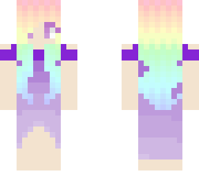 cute pastel purple dress girl