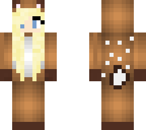 deer girl with blond hair (not mine)