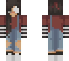 eyepatch girl in red