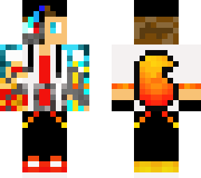 firedissaster101 skin dark fire cyborg (edited)