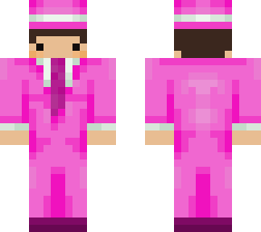 pink suit man
