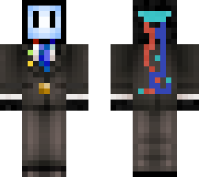 tv head with tuxedo (tuxedo from blue gradient head tuxedo by natmur)