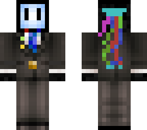 tv head with tuxedo (tuxedo from blue gradient head tuxedo by natmur)