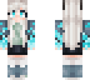 blue flame girl