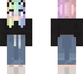 edited rainbow skin