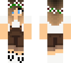 jess in overalls