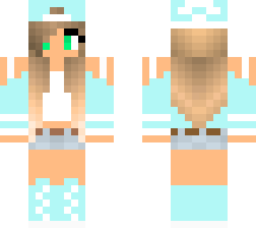 light blue aqua tomboy