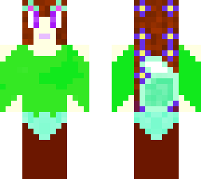mint fox tailed girl