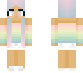 pastel pink and blue girl