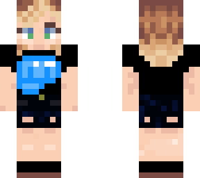 short hair girl with pewdiepie shirt