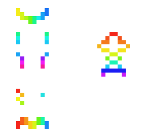 white ehhhh idk white rainbow thing