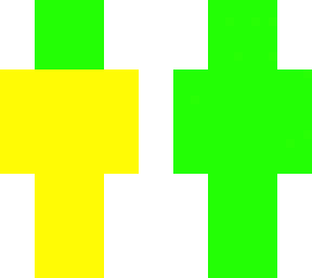 yellow and green