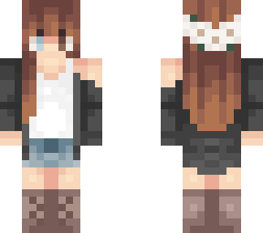 (edit) chill flower-crown girl
