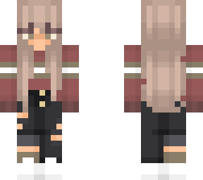 aquarium girl with sweater and stripes and stuff
