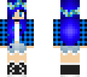 blue girl