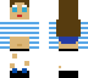 blue girl