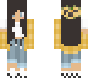 dark hair sunflower girl -edited