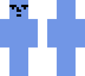 dissapointed blue man