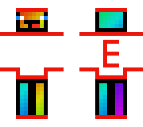 easter rainbow noob skin