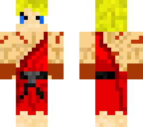 ken masters (battle damaged red)