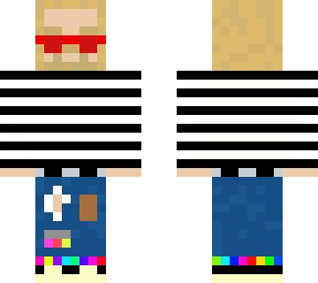 kurt cobain  striped shirt w glasses v2