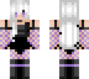 purple, black, and white
