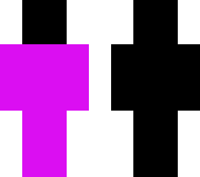 purple and black