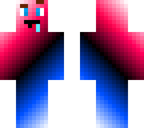 Red and Blue Gradient | Minecraft Skin