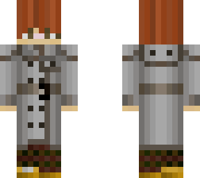 redhead trench coat