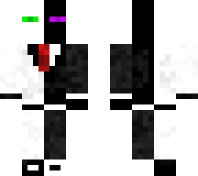 two coloured business ender man