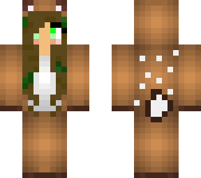 * ' - cute forest deer girl brown hair  - ' *