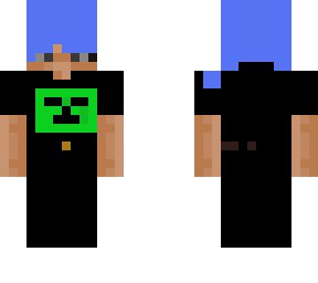 blue hair creeper