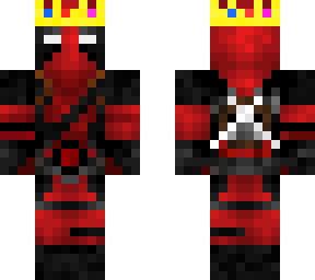 deadpool with a crown