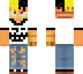 jah garfield with trollface shirt ripped jeans vans and infinity gauntlet