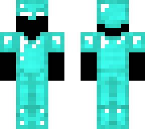 null wearing fake diamond armor