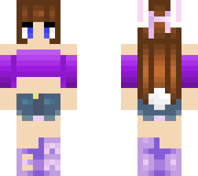 purple princess (bunny edition) purple clothes