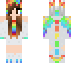rainbow dragon girl