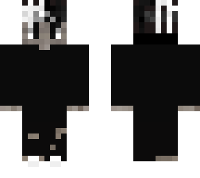 black in white sad human